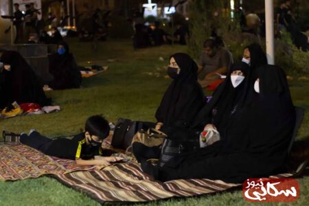 عزاداری عاشقان ابا عبدالله حسین(ع) در توفان و گرمای سیستان و بلوچستان