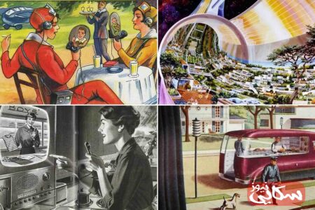 این تصاویر نشان می‌دهد ۱۰۰ سال پیش، مردم آینده را چگونه تصور می‌کردند