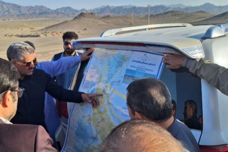 اعضای کمیسیون عمران مجلس از پروژه های بزرگراهی سیستان و بلوچستان بازدید کردند