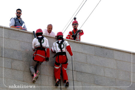 مانور تخلیه اضطراری در جمعیت هلال احمر سیستان و بلوچستان برگزار شد
