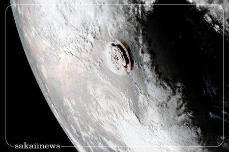 حجم بالای آب پرتاب‌شده به جو در اثر فوران تونگا ممکن است لایه اوزون را تضعیف کند