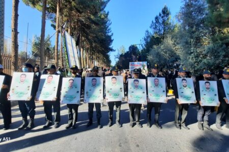 ۱۱ شهید حادثه تروریستی راسک در یک قاب