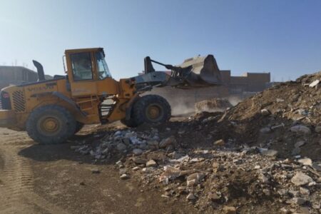 رفع تصرف فوری ۶۵ هزار متر مربع از اراضی دولتی شهرستان مهرستان