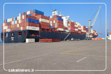 نخستین محموله ترانزیتی کشورهای همسایه به بنادر هند از بندر چابهار بارگیری شد