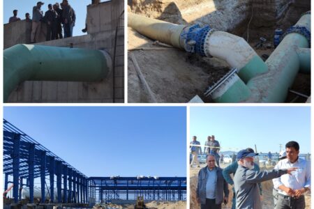 بازدید میدانی استاندار سیستان و بلوچستان از طرح تامین آب اضطراری سیستان و زاهدان