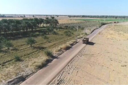 احداث ۱۸ کیلومتر جاده دسترسی بین مزارع کشاورزی سیستان و بلوچستان