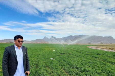اجرای ۲۵۶هکتار سیستم نوین آبیاری در شهرستان خاش