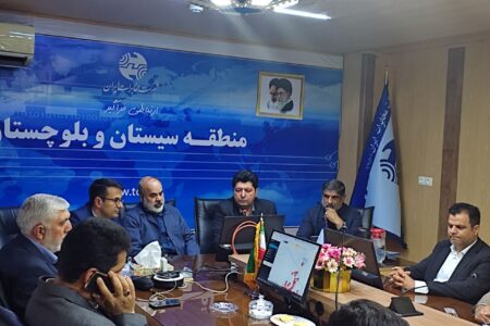 بازدید استاندار سیستان و بلوچستان از زیرساخت های ارتباطی استان در روز برگزاری انتخابات