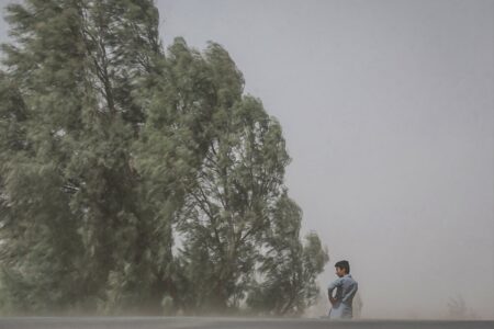 وزش باد شدید در منطقه سیستان همچنان تداوم دارد