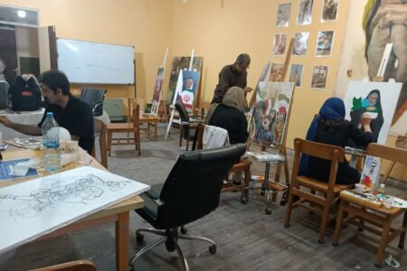 ۳۴ اثر در کارگاه “زنده برای تو ام” توسط هنرمندان سیستان و بلوچستان تولید شد