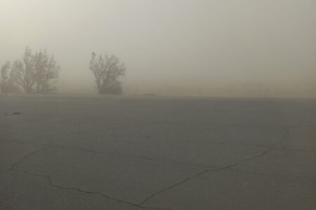 وزش باد شدید با سرعت ۱۰۱ کیلومتر در ساعت در زابل