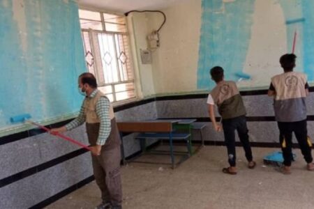 بهسازی و شاداب سازی فضای مدارس در سیستان و بلوچستان