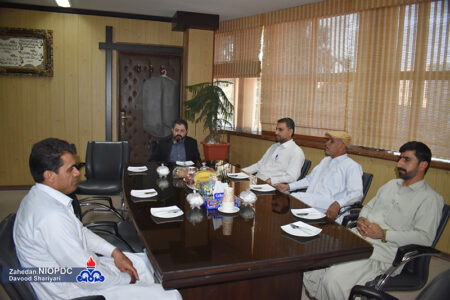 جلسه هم اندیشی مدیر منطقه زاهدان با مسئولین اجرایی شهرستان سراوان