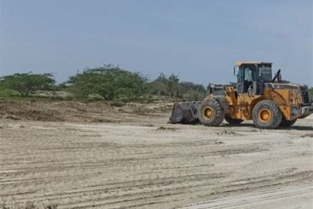 ترمیم و احیای ۱۳۸۳ بندسار خسارت دیده از سیل بلوچستان