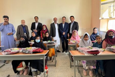 مدرسه ۲ کلاسه در روستای نصرت‌آباد افتتاح شد