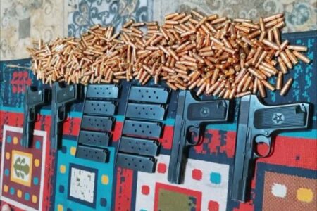 کشف تیر جنگی و مواد مخدر از سوداگران مرگ توسط مرزبانی سیستان و بلوچستان