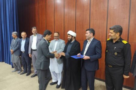مراسم تکریم و معارفه ریاست دادگستری و دادستان شهرستان کنارک برگزار شد