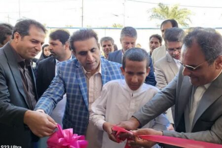 افتتاح آموزشگاه ۱۰ کلاسه مهر عطیه در حمایت از دانش‌آموزان استثنایی بمپور