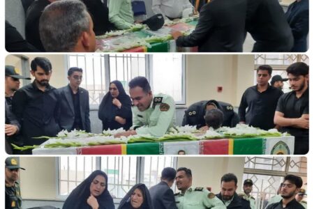 وداع با پیکر مطهر #شهید_رضا_درینی در جیرفت