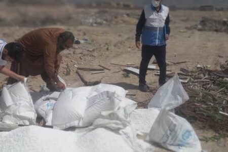 جمع‌آوری بیش از ۵۰۰ کیلوگرم مواد غذایی غیرقابل مصرف در خاش