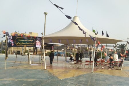 موکب حضرت زینب جامعه کار و تولید میزبان جاماندگان اربعین زاهدان