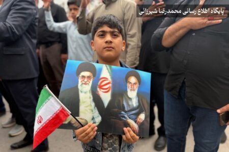 حضور مردم شریف زابل در راهپیمایی عظیم عزاداران شهید والامقام قائدنا رهبرما حضرت امام خامنه ای
